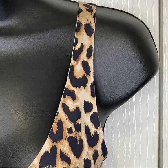 Victoria’s Secret Leopard Print Women's Seamless Bralette Cream Brown 32A - Picture 3 of 15